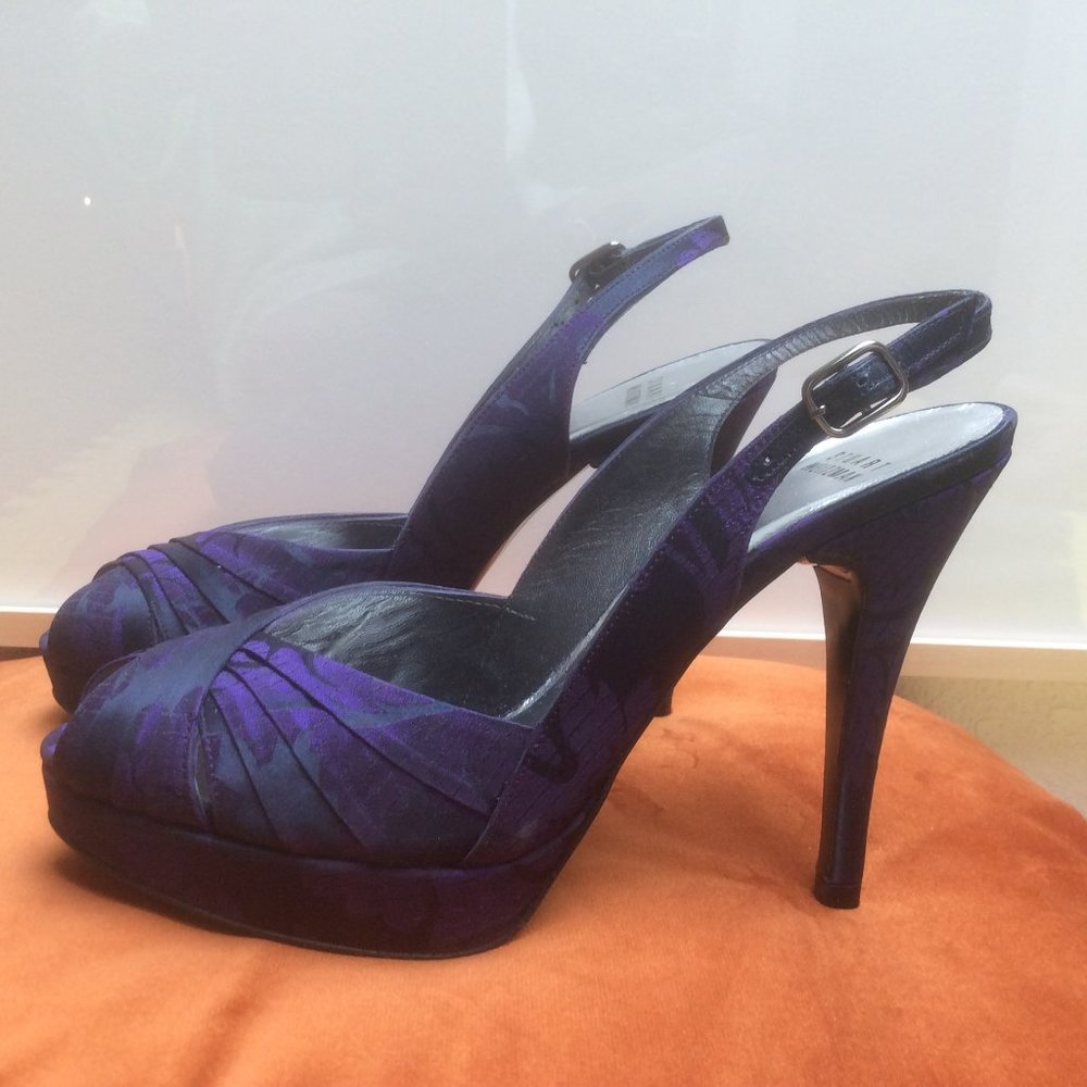 Stuart Weitzman Platform Sling Back. Beautiful! - image 2